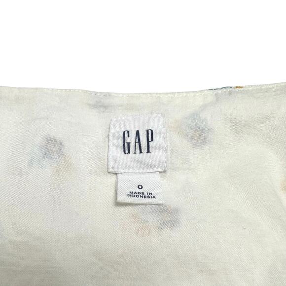 Gap | Women | Floral Tie Sleeve Spring Button Up Mini Dress - Picture 8 of 11